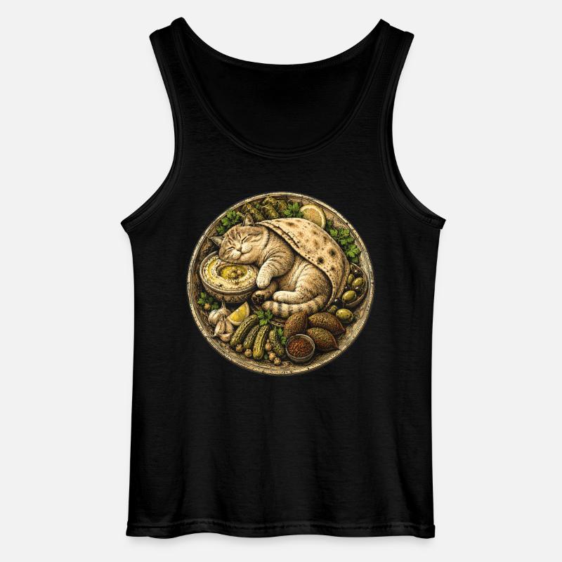 Libanon Libanese - Gildan Männer Tank Top - Schwarz
