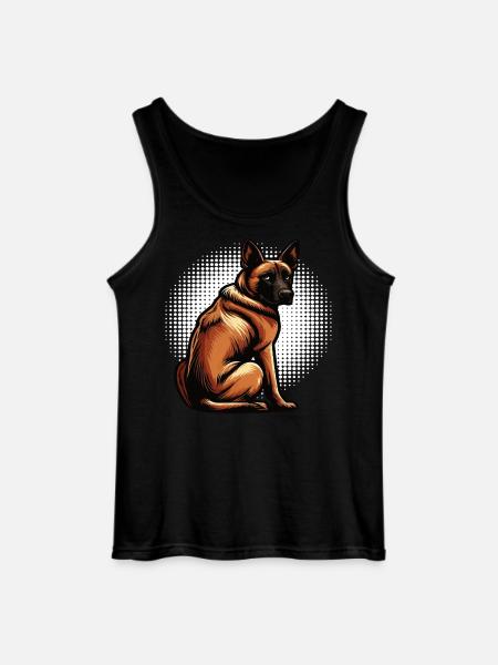 Malinois Belgian Shepherd Malinois Owner - Gildan Men’s Tank Top - black