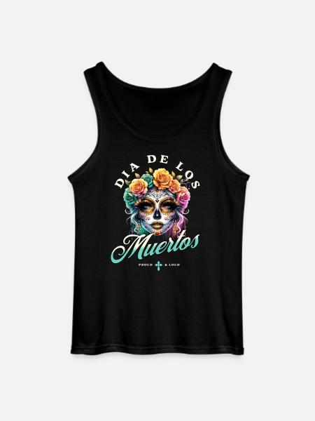 Dia De Los Muertos - Gildan Männer Tank Top - Schwarz