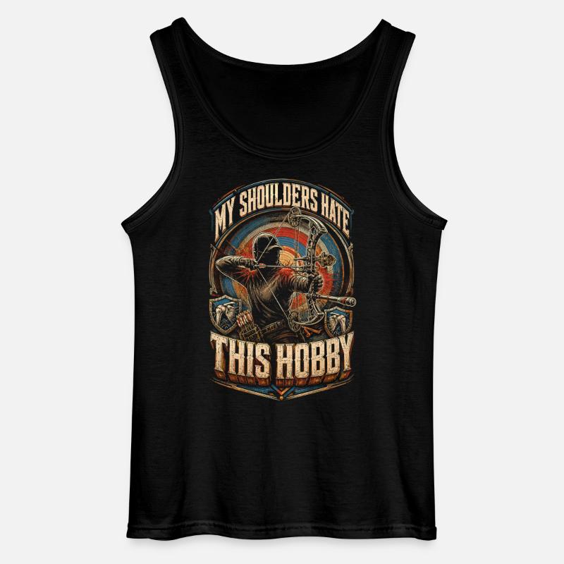 Archery Archer - Gildan Men’s Tank Top - black