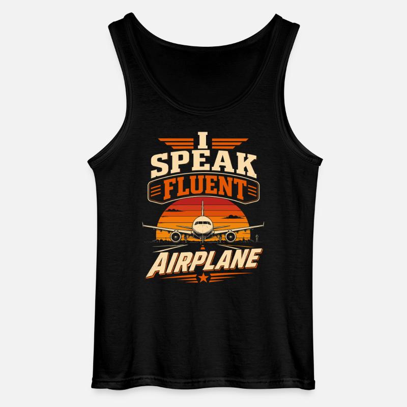 Flugzeug Mechanik Technik Und Luftfahrt - Gildan Männer Tank Top - Schwarz