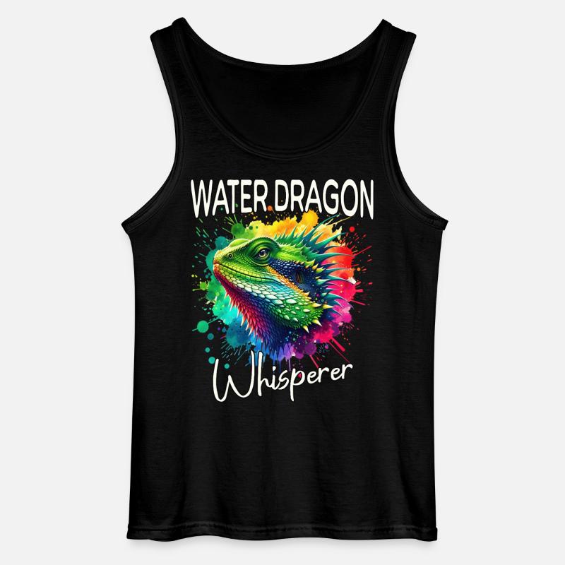 Chinesische Wasseragame Flüsterer - Gildan Männer Tank Top - Schwarz