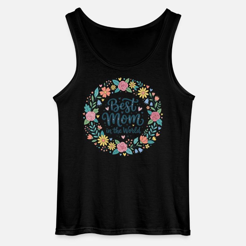 Beste Mama - Gildan Männer Tank Top - Schwarz