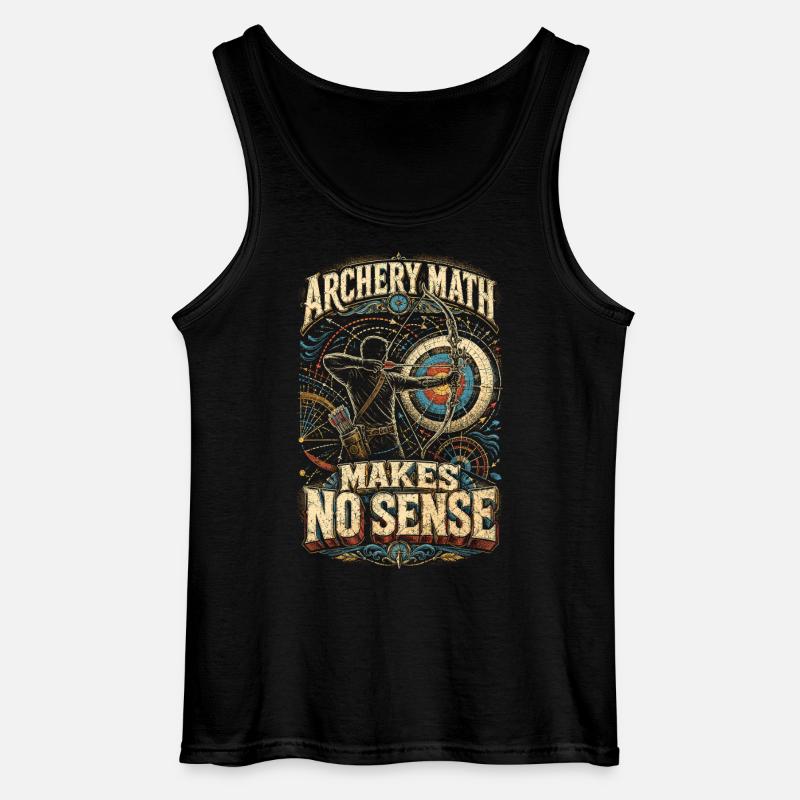 Bogenschießen Bogenschütze - Gildan Männer Tank Top - Schwarz