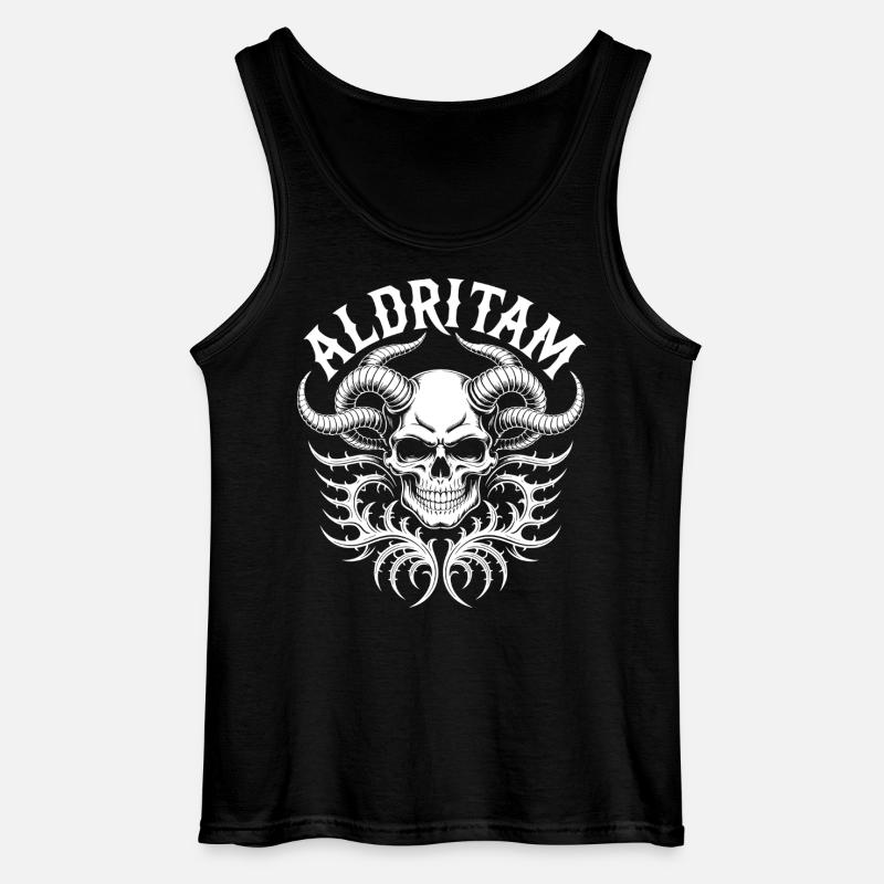 Eldritch Skull Tentakel - Gildan Männer Tank Top - Schwarz