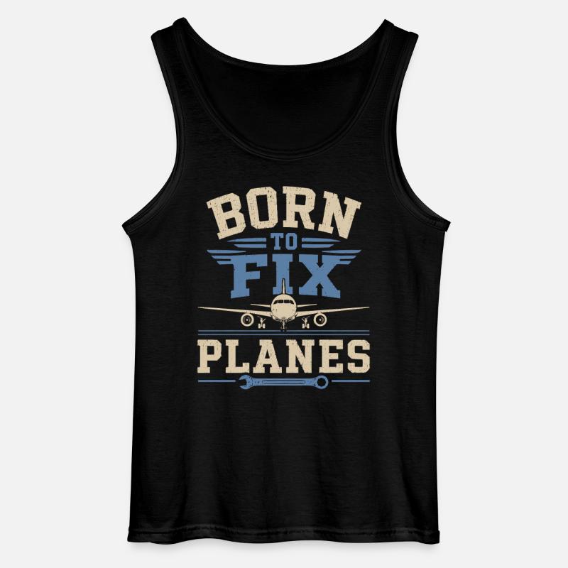 Luftfahrt Ingenieur Flugzeugtechnik Wartung - Gildan Männer Tank Top - Schwarz