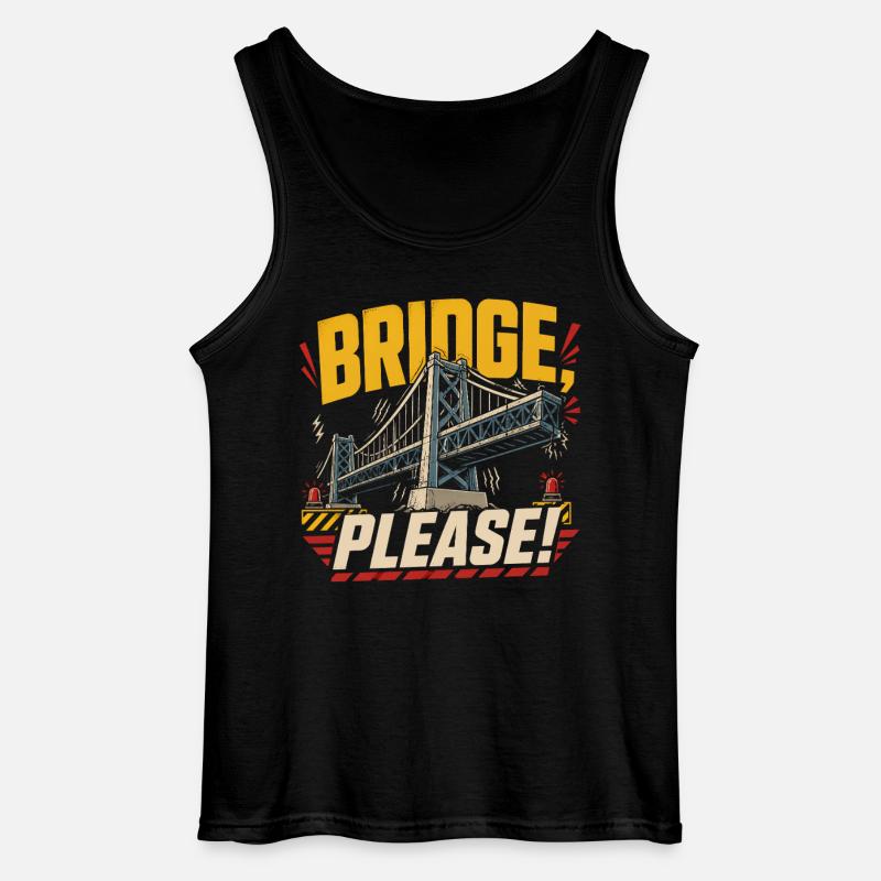 Bridge Engineer Civil Engineering - Gildan Men’s Tank Top - black