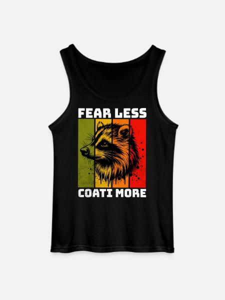 Coati Nasenbär - Gildan Men’s Tank Top - black