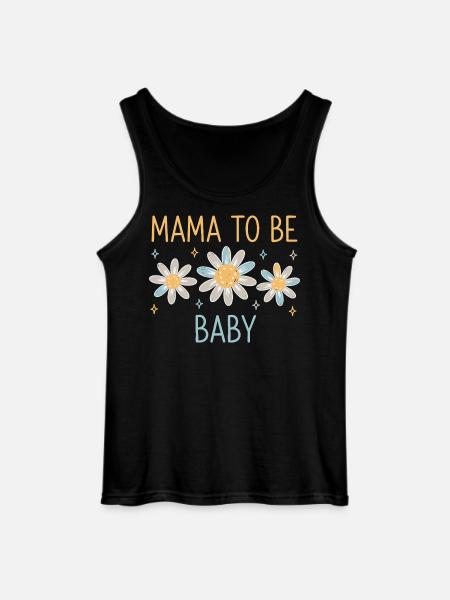 Geschlechterenthüllung: Mama wird Babyparty-Baby - Gildan Männer Tank Top - Schwarz
