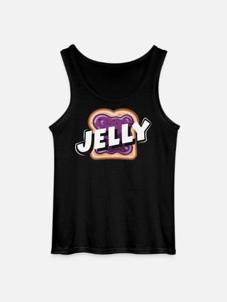 Peanut Butter & Jam Partner Look Design - Gildan Men’s Tank Top - black