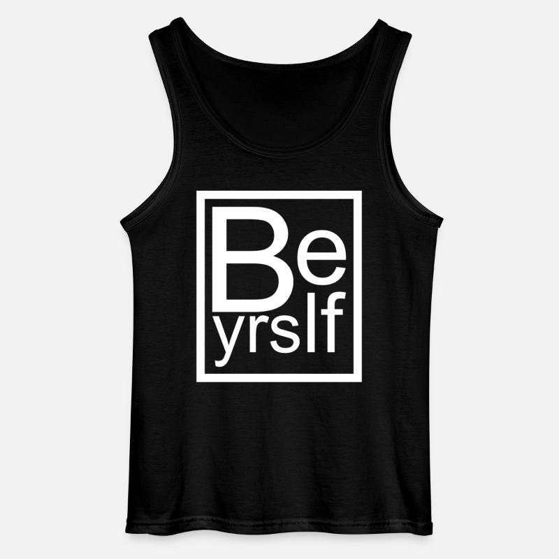 Be Yourself - Gildan Männer Tank Top - Schwarz