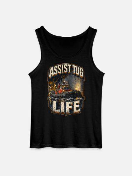 Remorqueurs Assistance Remorqueur Vie - Débardeur Gildan Homme - noir
