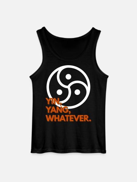 Yin, Yang, Whatever. - Gildan Männer Tank Top - Schwarz