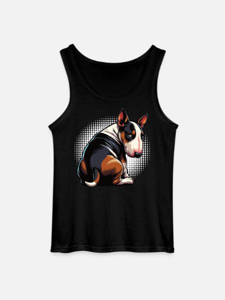 Miniatur Bullterrier Bully Bullterrierbesitzer - Gildan Männer Tank Top - Schwarz