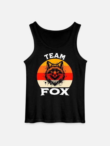 Team Rotfuchs Fuchs - Gildan Männer Tank Top - Schwarz