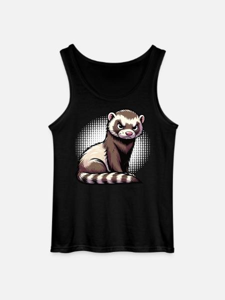 Frettchen Frettchenhalter Frettchenbesitzer - Gildan Männer Tank Top - Schwarz