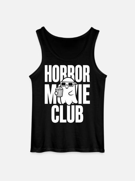 Horror Movie Club Ghost - Gildan Men’s Tank Top - black