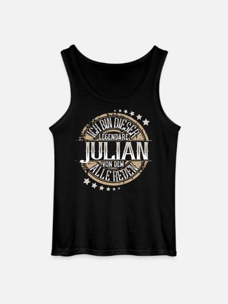 Julian - Gildan Männer Tank Top - Schwarz