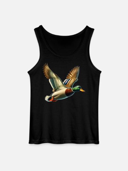 Stockente Mallard Duck - Gildan Men’s Tank Top - black