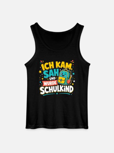 Schulkind - Gildan Männer Tank Top - Schwarz
