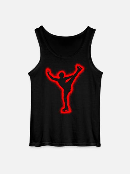 Eislaufen Eiskunstläuferin Mädchen Eiskunstlauf - Gildan Men’s Tank Top - black