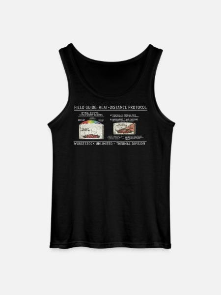 Wurst-Heatdistanz Protokoll - Gildan Männer Tank Top - Schwarz