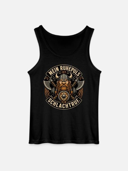Wikinger - Gildan Männer Tank Top - Schwarz