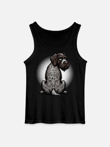 German Wirehaired German Wirehaired Owner - Gildan Men’s Tank Top - black