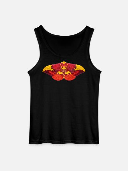 Imperial Moth Eacles imperialis - Gildan Men’s Tank Top - black