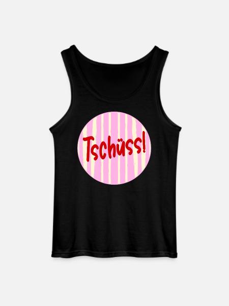 Abschied Tschüss - Gildan Männer Tank Top - Schwarz