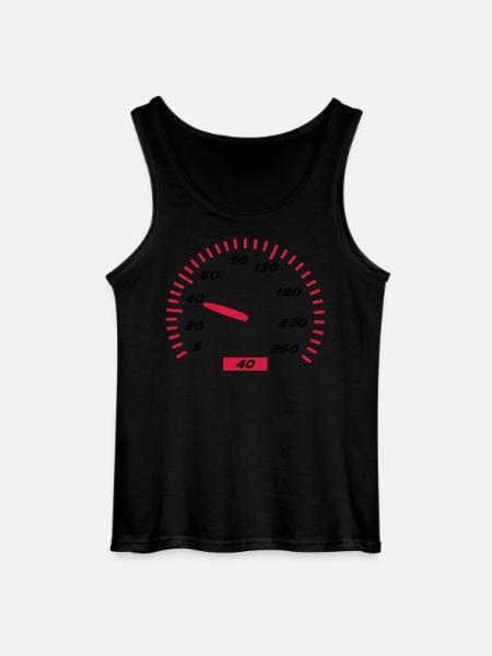 Birthday - 40 - Gildan Men’s Tank Top - black