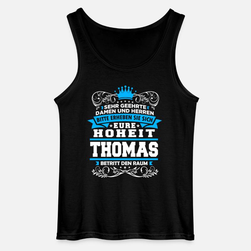 Eure Hoheit - Thomas - Gildan Männer Tank Top - Schwarz