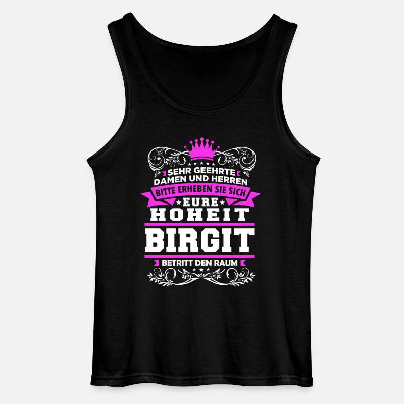 Eure Hoheit - Birgit - Gildan Männer Tank Top - Schwarz