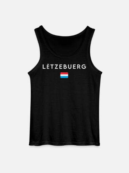 Drapeau du Luxembourg, fierté luxembourgeoise - Débardeur Gildan Homme - noir