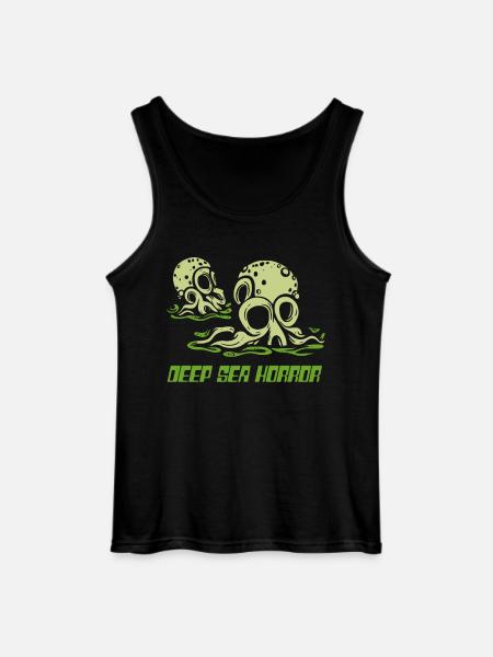 Tiefsee Horror Tentakel - Gildan Männer Tank Top - Schwarz