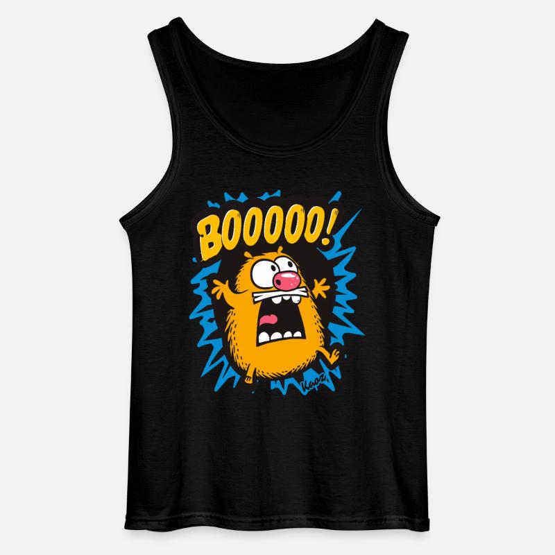 Lustiger Boo Hamster - Gildan Männer Tank Top - Schwarz