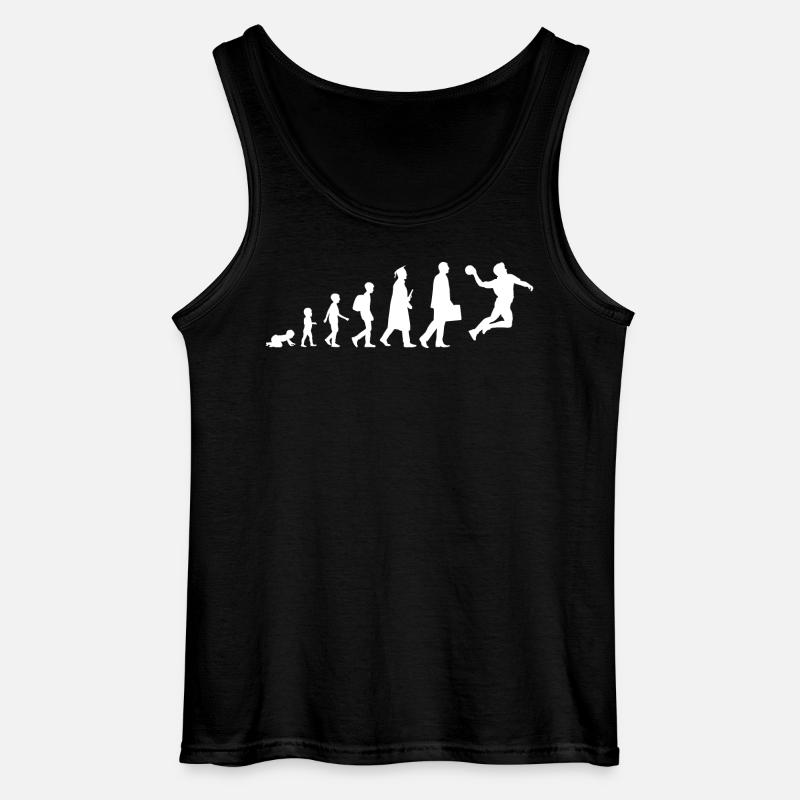 Evolution Handball - Gildan Männer Tank Top - Schwarz