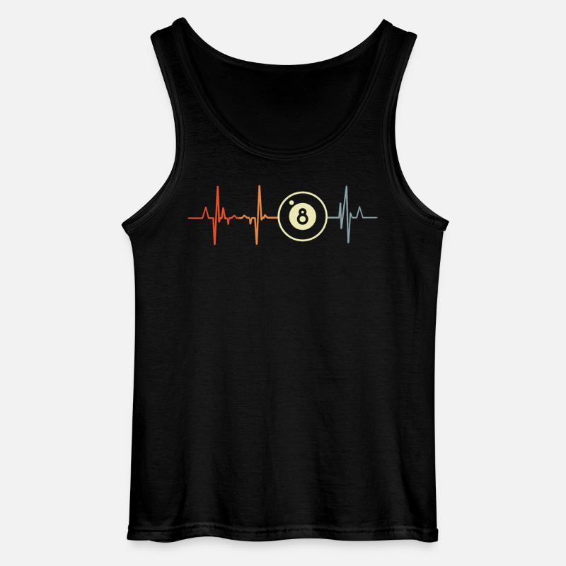 Ich liebe Billard - Gildan Männer Tank Top - Schwarz