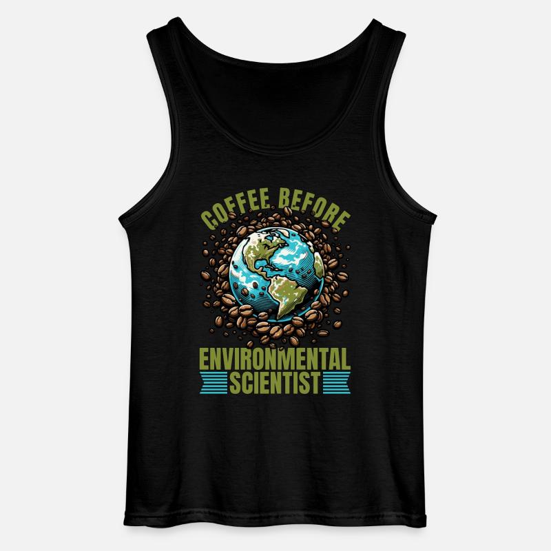 Environmental Scientist Coffee Biologist Coffee - Gildan Männer Tank Top - Schwarz