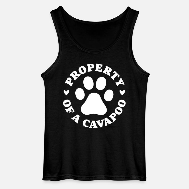Eigentum eines Cavapoo - Gildan Männer Tank Top - Schwarz