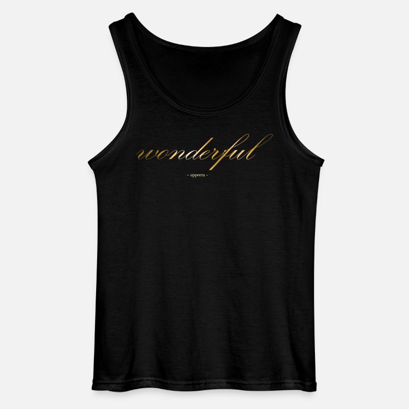 Wunderbar - Gildan Männer Tank Top - Schwarz