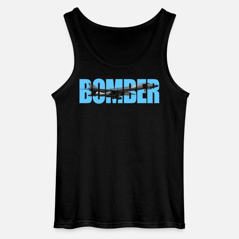 Bomber B-1B Lancer - Gildan Männer Tank Top - Schwarz