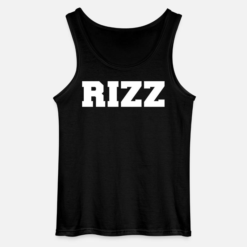 Rizz - Gildan Männer Tank Top - Schwarz