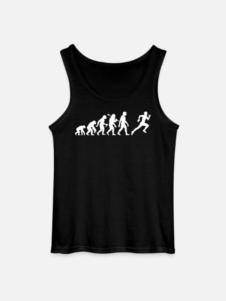Jogger Evolution pour coureurs - Débardeur Gildan Homme - noir