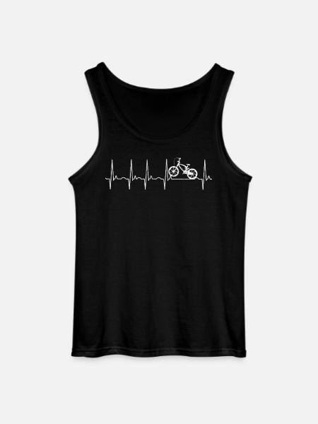 Fahrrad - Radfahrer Design - Gildan Männer Tank Top - Schwarz