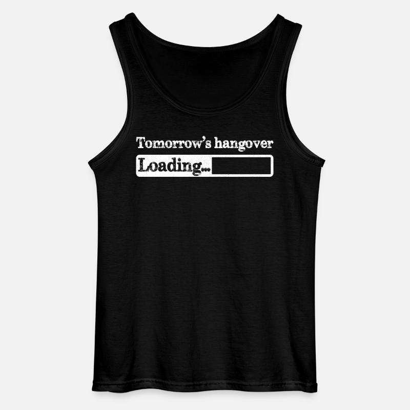 Der Kater-Loading von morgen - Gildan Männer Tank Top - Schwarz
