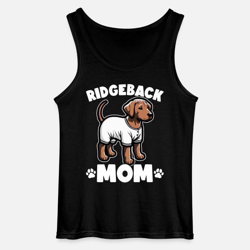 Rhodesian Ridgeback Dog Rhodesian Ridgebacks - Gildan Men’s Tank Top - black