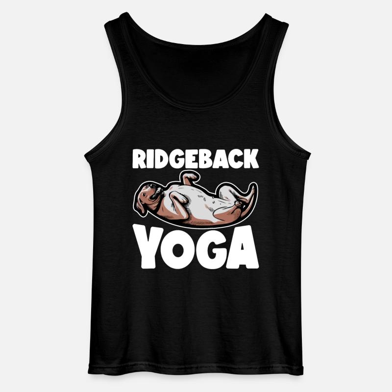 Rhodesian Ridgeback Dog Rhodesian Ridgebacks - Gildan Men’s Tank Top - black