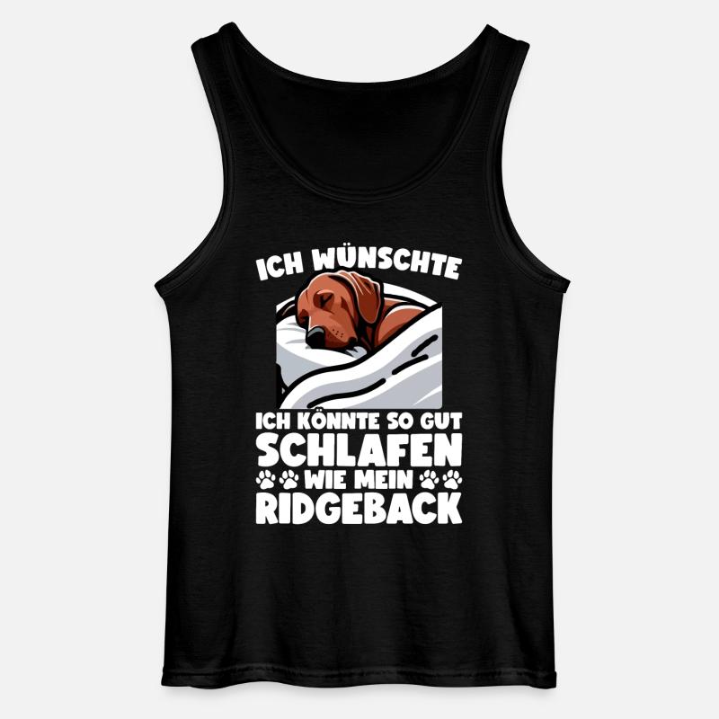 Rhodesian Ridgeback Hund Rhodesian Ridgebacks - Gildan Männer Tank Top - Schwarz