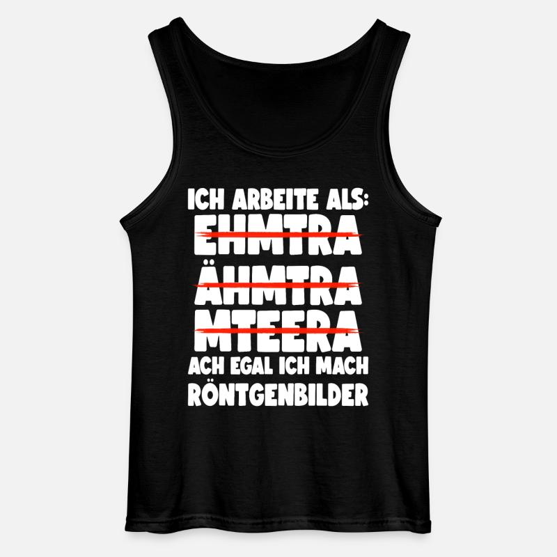 Medizinisch-Technischer Radiologie Assistent MTRA - Gildan Männer Tank Top - Schwarz